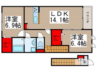 シャルマンフラットリヴァ－Ⅲの物件間取画像